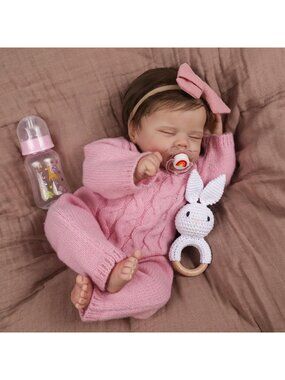 18-Inch Realistic Reborn Baby Doll - Real Life Newborn Girl, Perfect Gift!